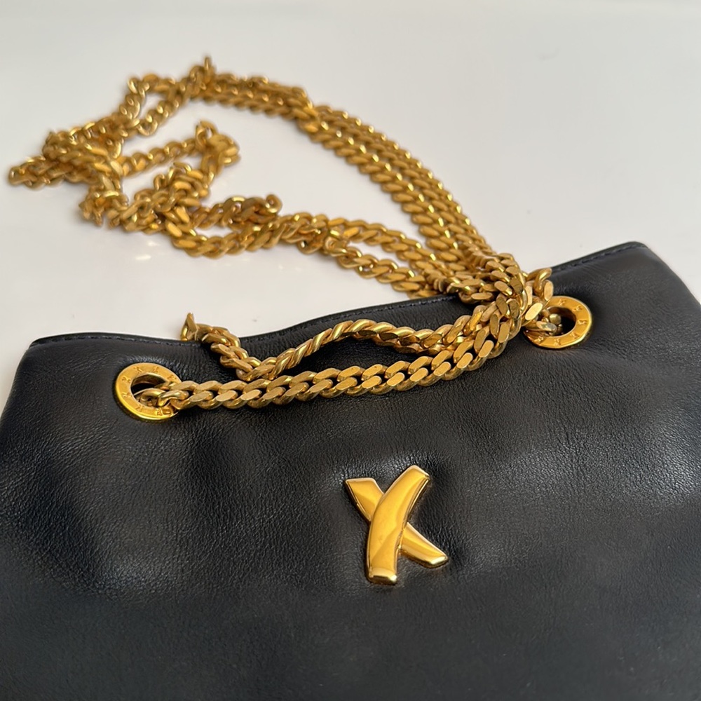 Paloma Picasso Black and Gold Shoulder Bag - Picture 7 of 7